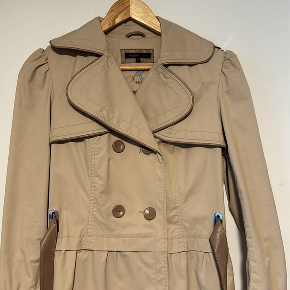 Rudsak Trench Coat with Leather Details - Picture 2 of 7